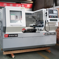 Tour horizontal CNC 6140 de fabrication industrielle, avec broche indépendante, deux vitesses, vitesse variable, moteur composant essentiel