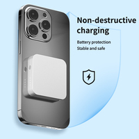 Banque d'alimentation sans fil magnétique en métal 3 en 1 pour iPhone Airpods IWatch Mini Charge rapide portable Batterie externe 5000mAh