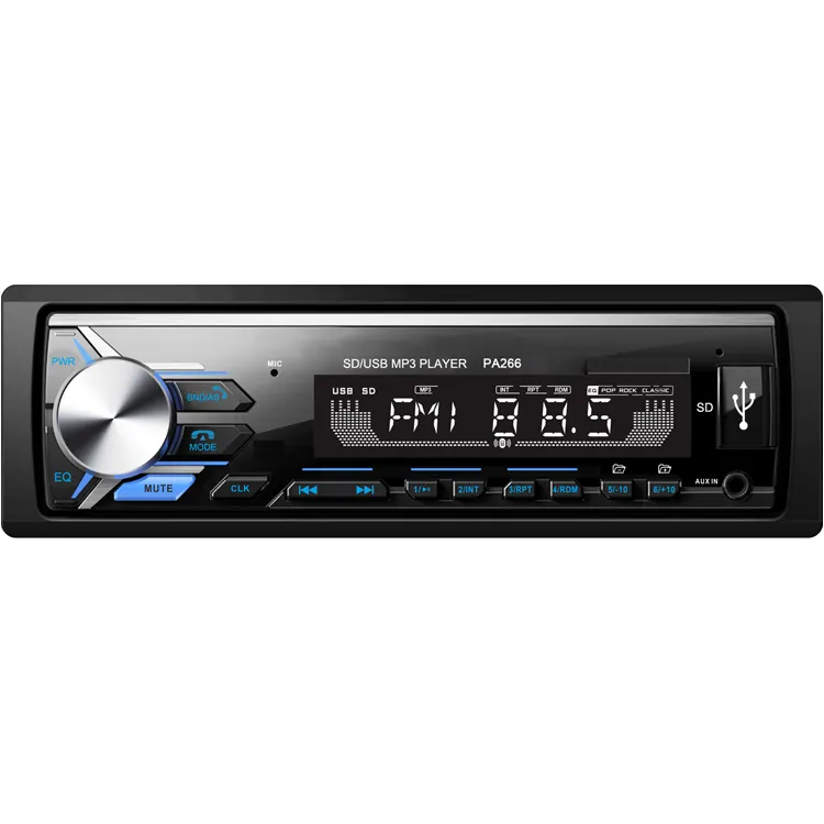 Autoradio Stereo Player BT AUX-IN MP3 FM/USB/SD/MMC/TF 1 Din/Fernbedienung 12V Car Audio Auto MP3-Player