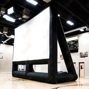 Zhenmei thương mại ngoài trời khổng lồ 6m x 4m Màn hình phim bơm hơi cho các dự án quảng cáo - Product Image 1