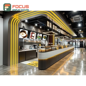 ตู้โชว์กาแฟแบบครบวงจร ผิวไม้ด้าน พร้อมพื้นที่จัดแสดงถุงกาแฟ ตู้โชว์ร้านค้าขายกาแฟ - Product Image 5