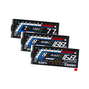 Màn hình <span class=keywords><strong>7</strong></span> đoạn chống lóa DXD cho xe máy tùy chỉnh hiệu quả chi phí với ổ đĩa <span class=keywords><strong>LCD</strong></span> âm TBN - Product Image 1