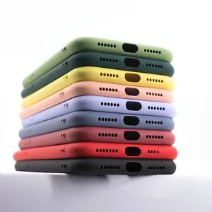 Großhandel stoß feste weiche flüssige Silikon Handy hülle für iPhone 13 Hülle bunte TPU Silikon Soft Hüllen