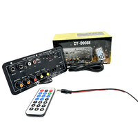 Zhengyin 9088 Métal 2.1 Canaux Home Karaoké Extérieur Voiture DIY Audio Subwoofer pour Carte d'Amplification