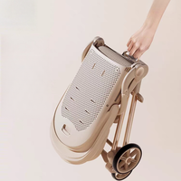 Poussette de luxe Vinng de haute qualité pour 3 bébés, poussette multifonctionnelle à paysage élevé, poussettes pour bébés pour les voyages