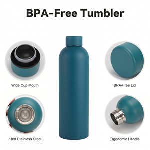 Envío Rápido, Botella de Agua, 50 Piezas MOQ en Existencia, Lista para Enviar, Termo de Acero Inoxidable con Forma de Cola, Venta al por Mayor, Frasco Aislado - Product Image 3