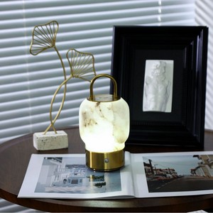 Natural Marble <b>Lamp</b> Portable Touch Control <b>Wireless</b> Ambient Light Table <b>Lamp</b> - Product Image 4