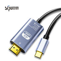 Cable USB-C a HDMI SIPU 8K 60Hz UHD, Adaptador Tipo C a HDMI con Carcasa de Aluminio para Proyector, Laptop y Monitor
