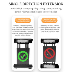 Support de base de trou d'ampères de perceuse robuste <span class=keywords><strong>pour</strong></span> tablettes de 7 à 14 pouces, idéal <span class=keywords><strong>pour</strong></span> les véhicules utilitaires, les camions et le montage mural - Product Image 6