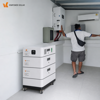 Sistema de Baterías Solares Fuera de la Red, Almacenamiento de Energía para el Hogar LiFePO4, 30kwh, 10kwh, 20kwh, 51.2v, 100ah, Batería Lifepo4