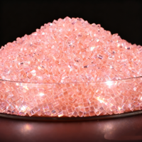Résine acrylique rose translucide, rigidité supérieure, brillance élevée et performances optiques stables pour les utilisations décoratives et d'éclairage