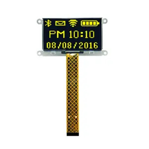 Long Cable 2.7 inch 128*64 Resolution Yellow OLED Screen 30 pin UG-2864ASYDT01 OLED Display