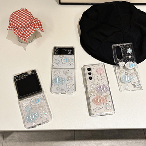 เคสโทรศัพท์ TPU ใสลายดาวปลาทะเลกากเพชรสไตล์เกาหลีเคสโทรศัพท์สำหรับผู้หญิง Samsung <span class=keywords><strong>Z</strong></span> Flip 6 5 <span class=keywords><strong>4</strong></span> - Product Image 2