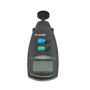 DT6235B Lcd-scherm Motor Digital Auto Gauge Tester Rpm Snelheid Meter 0.5 ~ 19999Rpm Contact Toerenteller