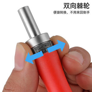 Manche de tournevis de précision Hi-Spec 4 mm avec tige d'extension flexible et poignée antidérapante pour la réparation - Product Image 4