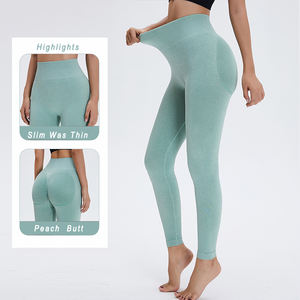 Pantalon de yoga d'entraînement de gymnastique pour femmes, legging taille haute de sport, leggings de gymnastique, vente en gros - Product Image 5