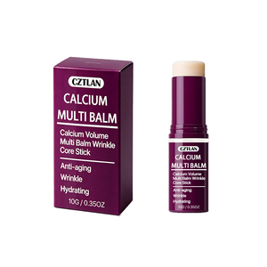 Stick Baume Multi-Usages au Collagène, <span class=keywords><strong>Beurre</strong></span> de Karité <span class=keywords><strong>et</strong></span> Calcium pour Visage <span class=keywords><strong>et</strong></span> Lèvres – Hydratant, Anti-Rides, Apaisant les Rougeurs, Niacinamide - Product Image 1