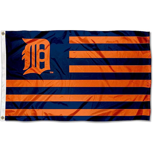 Bandera de los Tigres de Detroit de Alta Calidad, Personalizada, Impresa, 3x5 pies, 100% Poliéster, Doble Cara - Product Image 4