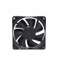 Ventilateur sans balais 12V OEM ODM 8020 pour boîtier PC, refroidisseur axial silencieux pour dissipateur thermique, standard et personnalisé