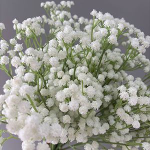 Fleurs artificielles en silicone blanc Pingping Baby's Breath pour la décoration de mariage, la décoration de la maison, les bouquets et les arrangements - Product Image 4