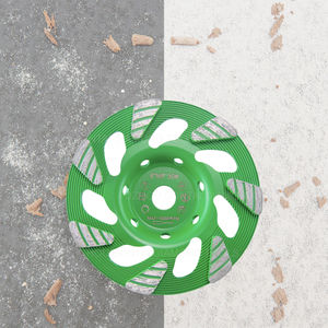 6 بوصة D150mm عجلة طحن كوب خرسانة مع شرائح رافعة قرص ماسي للأرضيات الخرسانية والتيراتزو - Product Image 4