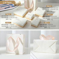 Boîte à bijoux en carton écologique recyclable avec logo personnalisé, emballage en papier pour petites entreprises, boîte cadeau de haute qualité