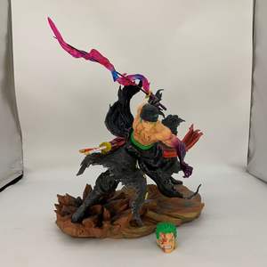 Juguete de dibujos animados de Anime y regalo de decoración Roronoa Zoro figura de acción-modelo Bloody Drift Zoro con estatua coleccionable de estilo de una espada - Product Image 3