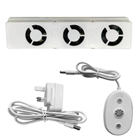 Amplificador de radiador de ahorro de energía 30%, termostato de refuerzo de radiador, Mercado del Reino Unido RA03 0,55 W para 70-105mm para radiador de agua Central