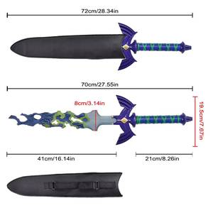 Réplica de la Espada Maestra Decayida de Link, Arma Real de Artes Marciales de 440 mm, de la saga The Legend of Zelda: Tears of the Kingdom - Product Image 2