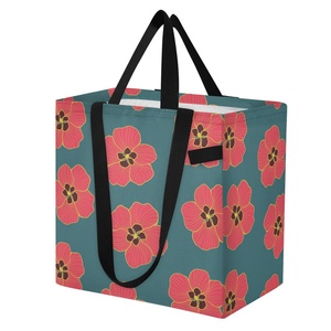 Custom Hawaii Hau Flower Tote <b>Bag</b> <b>Large</b> Size Waterproof Tote Shopping Travel <b>Bags</b> for Grocery Shopping <b>Beach</b> Gifts - Product Image 2