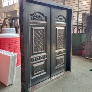 TECHTOP 2025 Neue Anpassung Feuerfeste Tür Schiebe tor Rollen rad Außentüren DH Tor für Häuser - Product Image 4