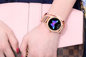 Montre connectée <span class=keywords><strong>KW10</strong></span> à fréquence cardiaque dynamique 24h/24, compatible Android et iOS, avec plusieurs langues (anglais, espagnol, polonais) - Product Image 3