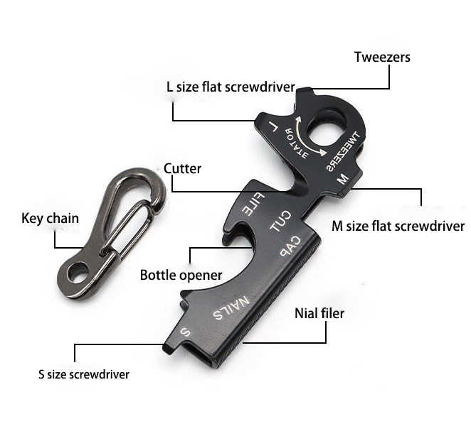 New Product Ideas 2023 in Outdoor EDC Gadget Survival Gadgets  Multifunction Keychain