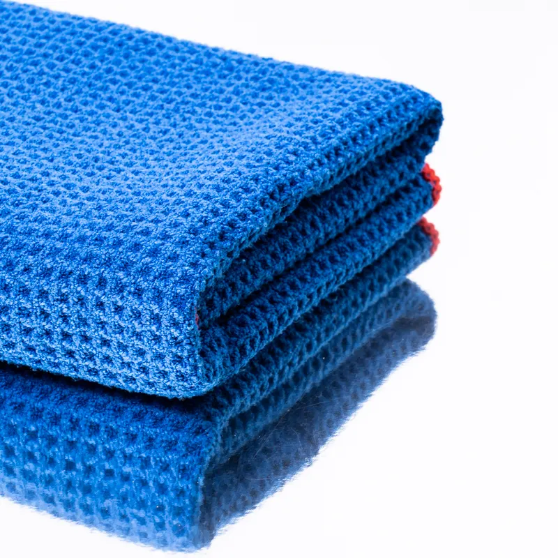 2019 गर्म बिक्री उच्च जल अवशोषण बहुउद्देशीय Microfiber वफ़ल मोटर वाहन सफाई कपड़ा तौलिया
