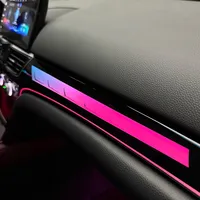 Kit Pencahayaan Ambient Kristal OEM untuk Honda Accord Generasi ke-10 2018-2022 Panel Dashboard Penutup Speaker Kontrol APP Upgrade