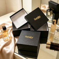 Boîte cosmétique en papier rigide personnalisée, logo en relief, emballage cadeau de luxe pour soins de la peau et parfums, pour cosmétiques