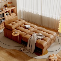 Sofá cama plegable individual moderno, chaise longue cuajada de frijol, sofá modular Perezoso