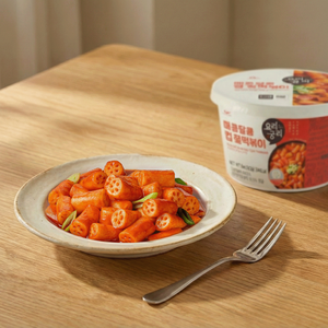 Tteokbokki Picante y Dulce de Alta Calidad para Comida Callejera, Snack Instantáneo de Granos en Vaso Grande, Venta al por Mayor - Product Image 4