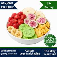 OEM Hot Sale Zoete Gedroogde Banaan Kiwi Fruit Vijg Aardbei Gemengde Vruchten Bulk 1kg Pak Gedroogd Fruit