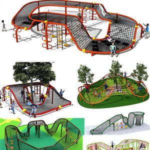 Structure de jeu extérieure JingChuang : Grande structure d'escalade pour enfants, équipement d'entraînement d'extension en alliage d'aluminium et métal - Product Image 1
