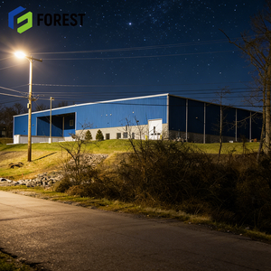 Nave Industrial de Estructura Metálica Pesada con Aislamiento de Lana de Roca para Taller de Ferretería, Edificio Industrial Modular para Francia - Product Image 1