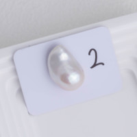 Perles baroques d'eau douce de qualité AAAA, 15 mm, blanches, naturelles, pour la fabrication de bijoux