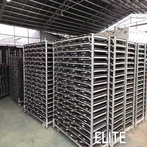 温室フラワー植物保育園トロリーカートLEDライト付き - Product Image 6
