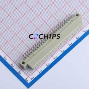 9001-38501C00A DIN41612 Connector Bent Lead Through Hole,P=2.54mm Connector 50P 2 2.54mm Right Angle Insert - Product Image 1