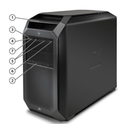 Serveur HPE Z8 G5 haute performance avec processeur 6434, 256 Go, 1 To, 465 W, disponible en stock Z8/Z6/Z4 G5