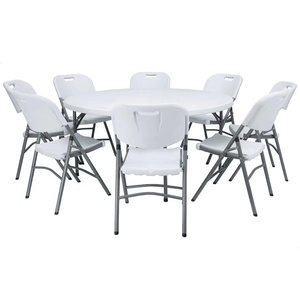 <span class=keywords><strong>KTK</strong></span> nuevo diseño 5 pies personalizado Picnic banquete evento mesas redondas de plástico para la venta - Product Image 4