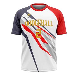 Maillot des Dodgers de la série mondiale, vêtements de sport Dodgeball personnalisés, tissu respirant et confortable, service de logo personnalisé - Product Image 2
