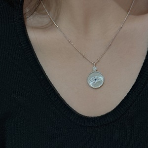 Collar de Plata de Ley S925, Artesanía Italiana, Diseño Vintage de Croissant, Fácil de Combinar, Colgantes de Moda Sencillos - Product Image 2
