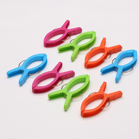 Pinces à serviettes de plage en plastique, flexibles, résistantes au vent, écologiques et durables, pour le séchage des couettes et des draps de lit