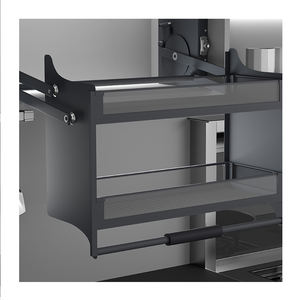 Design moderno ascensore di vetro tirare verso il basso per armadio da cucina di stoccaggio facile installazione In-armadio accessori - Product Image 1